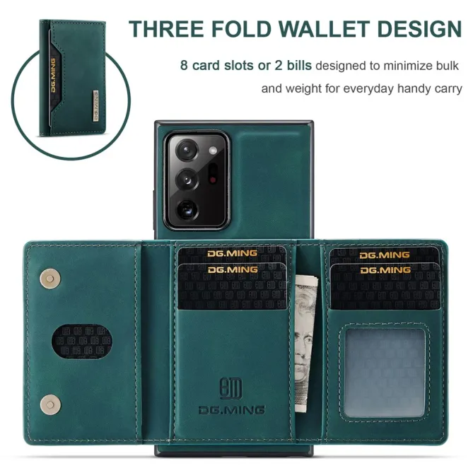 Coque Samsung Galaxy Note 20 Ultra Portefeuille Tri-Fold Magnétique M2