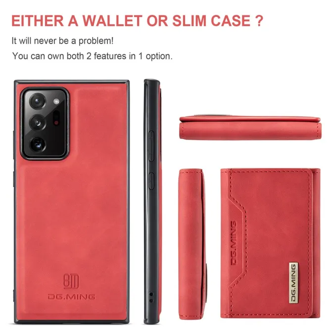 Coque Samsung Galaxy Note 20 Ultra Portefeuille Tri-Fold Magnétique M2