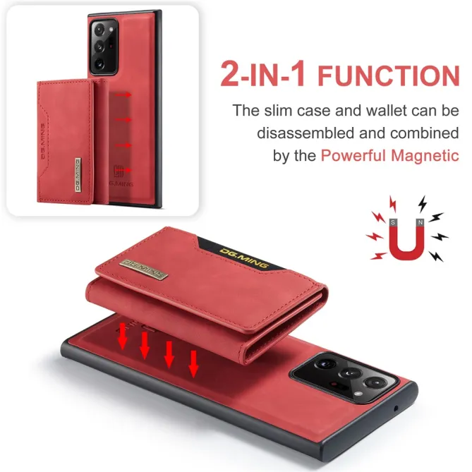 Coque Samsung Galaxy Note 20 Ultra Portefeuille Tri-Fold Magnétique M2