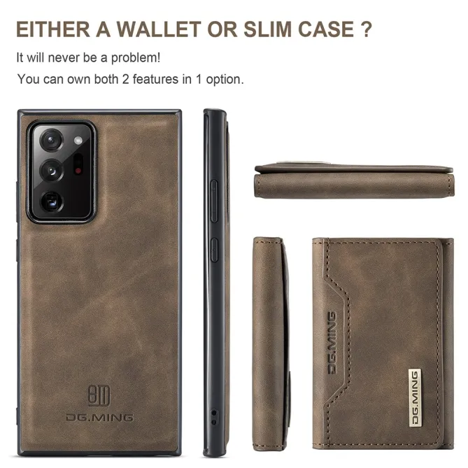 Coque Samsung Galaxy Note 20 Ultra Portefeuille Tri-Fold Magnétique M2