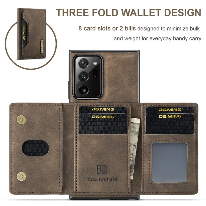 Coque Samsung Galaxy Note 20 Ultra Portefeuille Tri-Fold Magnétique M2