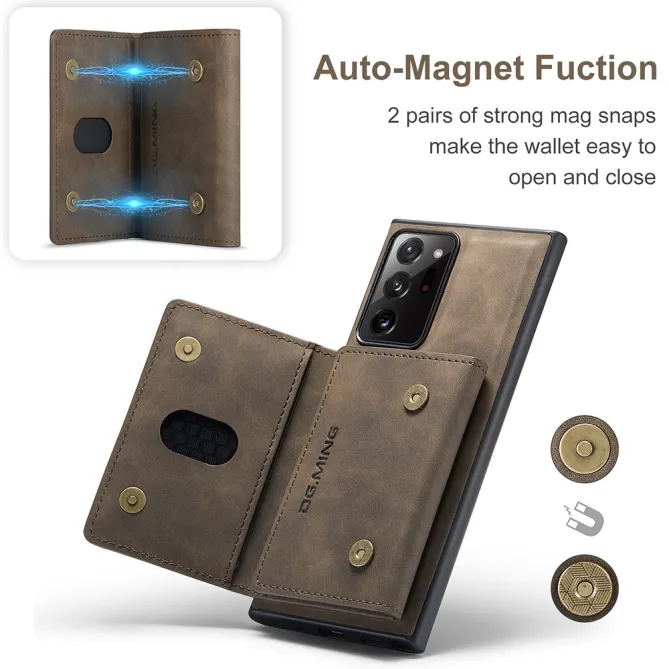 Coque Samsung Galaxy Note 20 Ultra Portefeuille Tri-Fold Magnétique M2