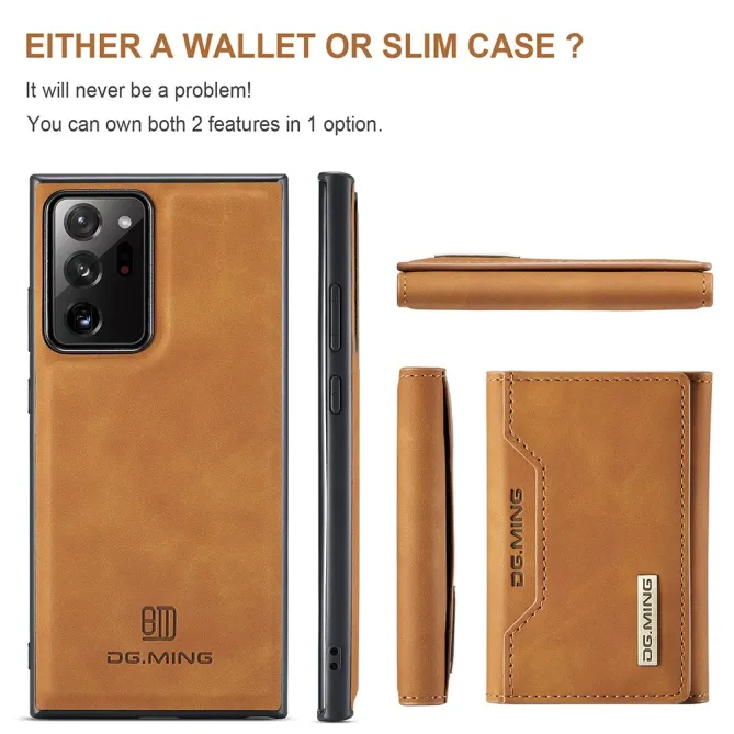 Coque Samsung Galaxy Note 20 Ultra Portefeuille Tri-Fold Magnétique M2