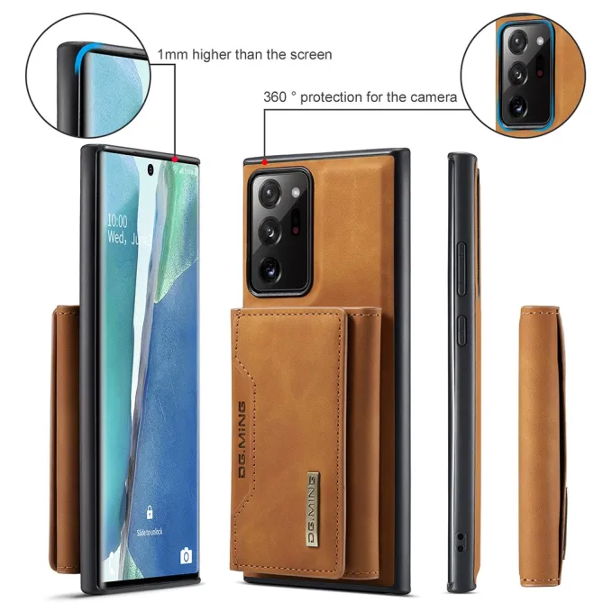 Coque Samsung Galaxy Note 20 Ultra Portefeuille Tri-Fold Magnétique M2