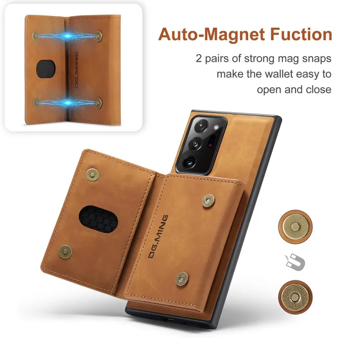 Coque Samsung Galaxy Note 20 Ultra Portefeuille Tri-Fold Magnétique M2