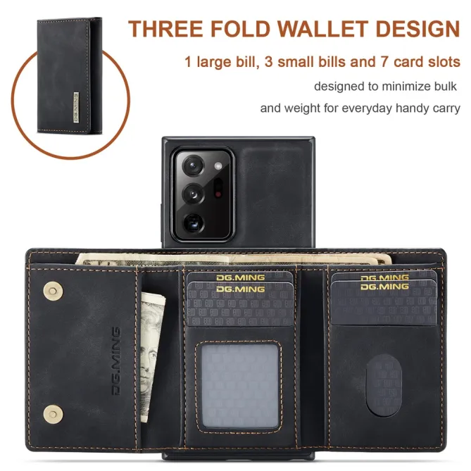 Coque Samsung Galaxy Note 20 Ultra Portefeuille Détachable M1