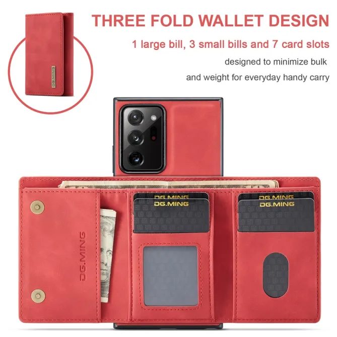 Coque Samsung Galaxy Note 20 Ultra Portefeuille Détachable M1