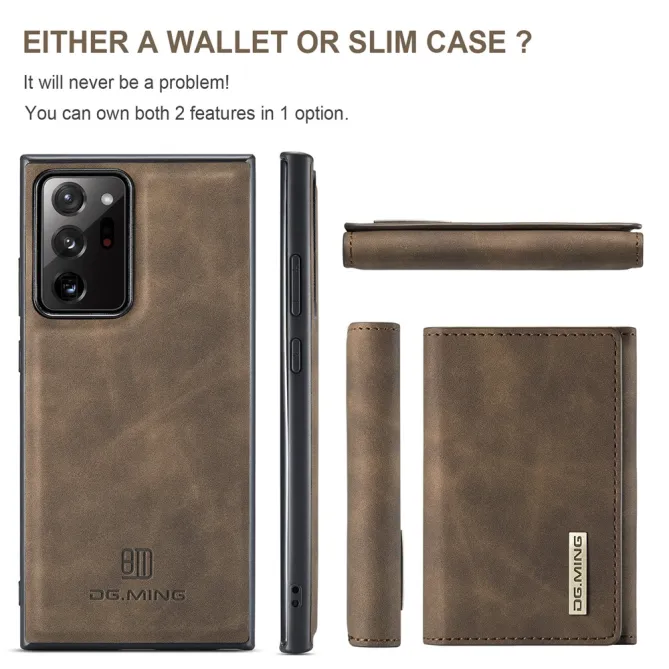 Coque Samsung Galaxy Note 20 Ultra Portefeuille Détachable M1