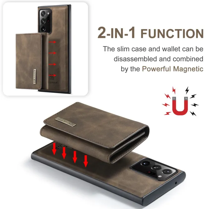 Coque Samsung Galaxy Note 20 Ultra Portefeuille Détachable M1