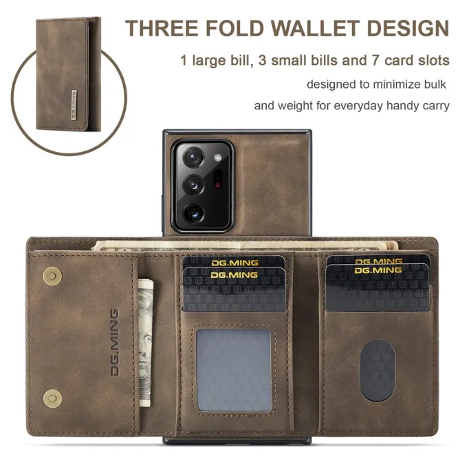 Coque Samsung Galaxy Note 20 Ultra Portefeuille Détachable M1