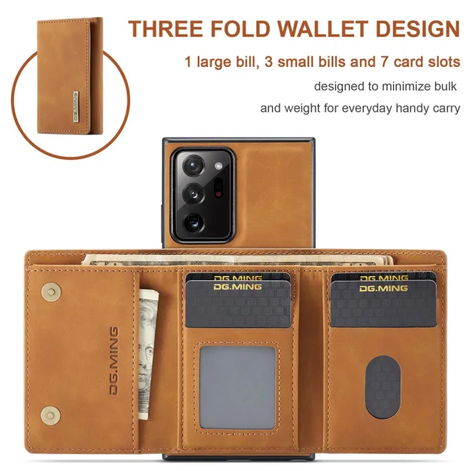 Coque Samsung Galaxy Note 20 Ultra Portefeuille Détachable M1