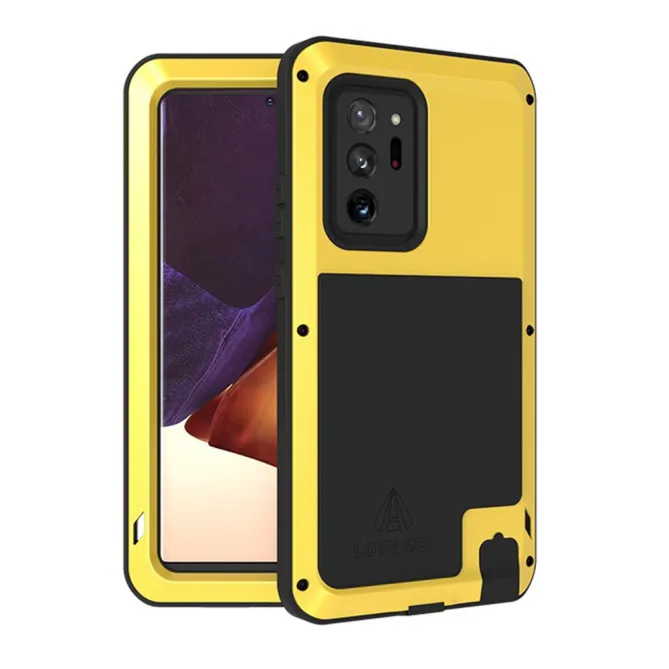 Coque Samsung Galaxy Note 20 Ultra Métal avec Fermeture à Vis