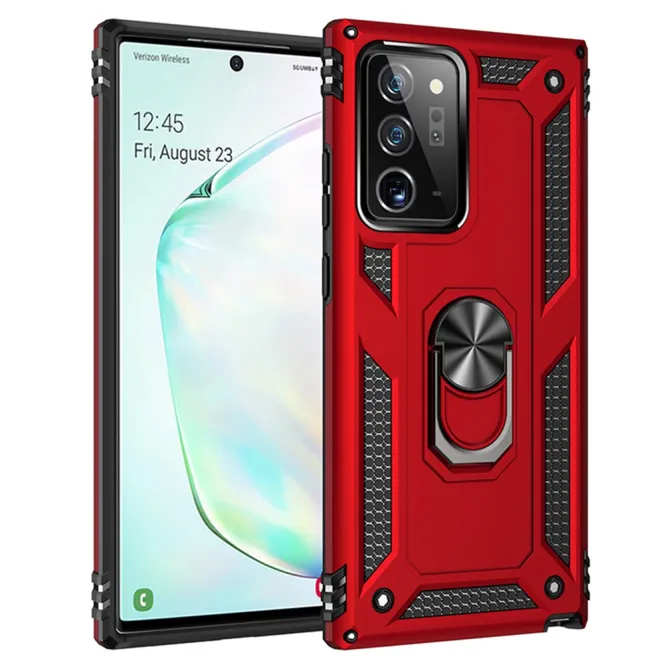 Coque Samsung Galaxy Note 20 Ultra Anneau Support Compatible Voiture