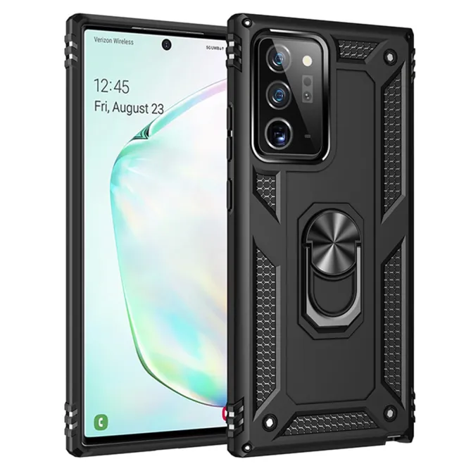 Coque Samsung Galaxy Note 20 Ultra Anneau Support Compatible Voiture