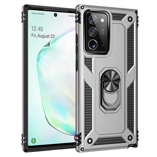 Coque Samsung Galaxy Note 20 Ultra Anneau Support Compatible Voiture