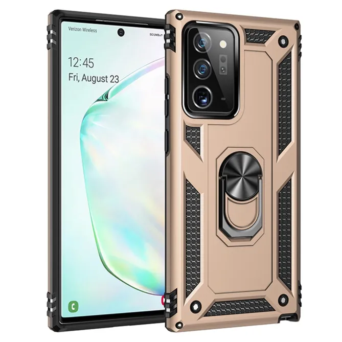 Coque Samsung Galaxy Note 20 Ultra Anneau Support Compatible Voiture