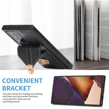 Coque Samsung Galaxy Note 20 Ultra Porte-Cartes Bandoulière Support