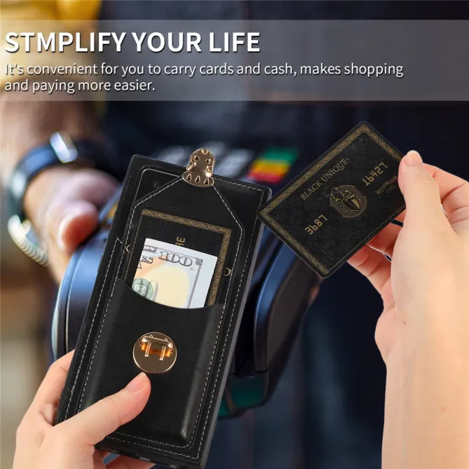 Coque Samsung Galaxy Note 20 Ultra Porte-Cartes Bandoulière Support