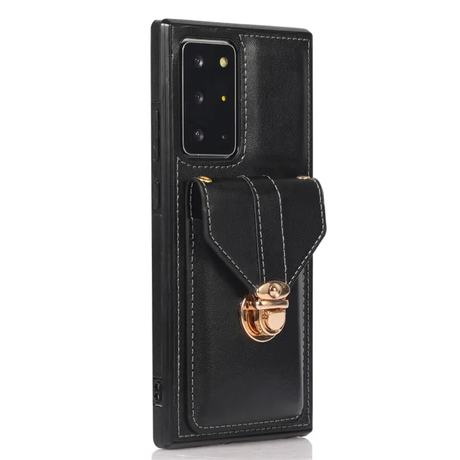 Coque Samsung Galaxy Note 20 Ultra Porte-Cartes Bandoulière Support