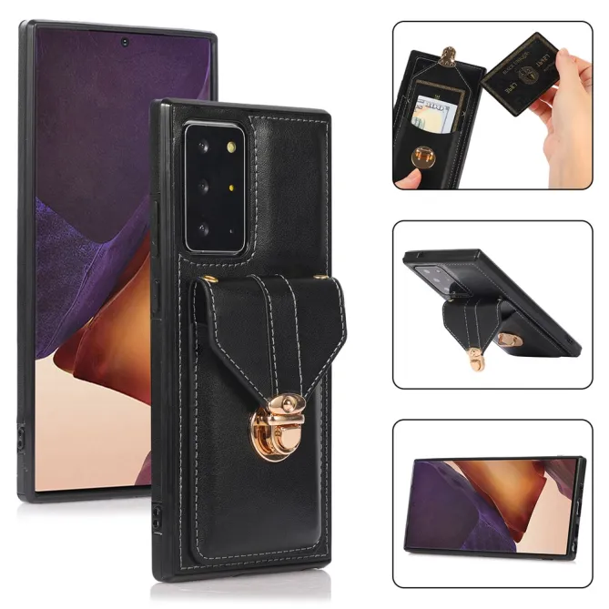 Coque Samsung Galaxy Note 20 Ultra Porte-Cartes Bandoulière Support