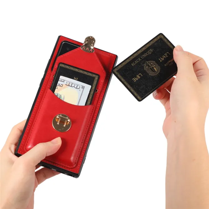 Coque Samsung Galaxy Note 20 Ultra Porte-Cartes Bandoulière Support
