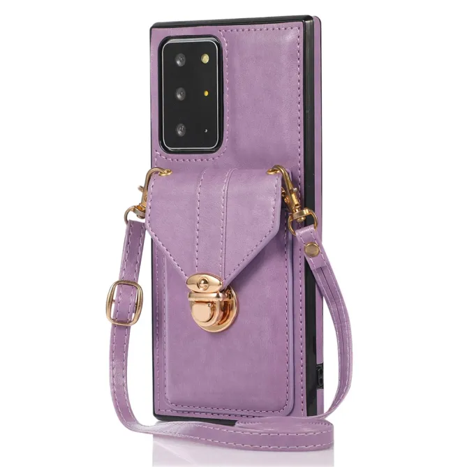 Coque Samsung Galaxy Note 20 Ultra Porte-Cartes Bandoulière Support