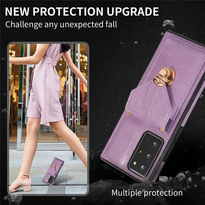 Coque Samsung Galaxy Note 20 Ultra Porte-Cartes Bandoulière Support