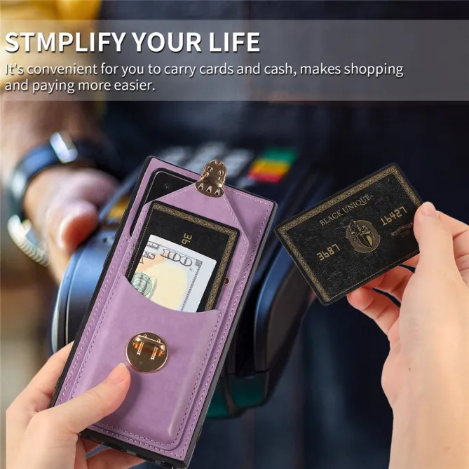 Coque Samsung Galaxy Note 20 Ultra Porte-Cartes Bandoulière Support