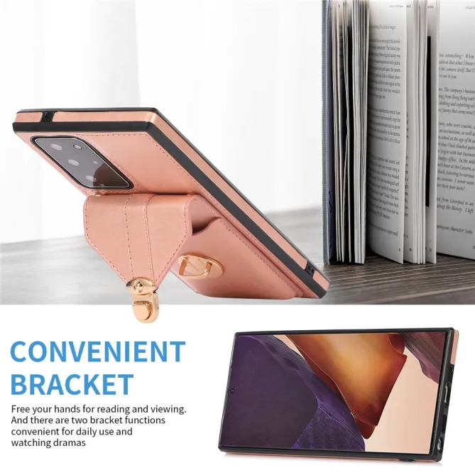 Coque Samsung Galaxy Note 20 Ultra Porte-Cartes Bandoulière Support