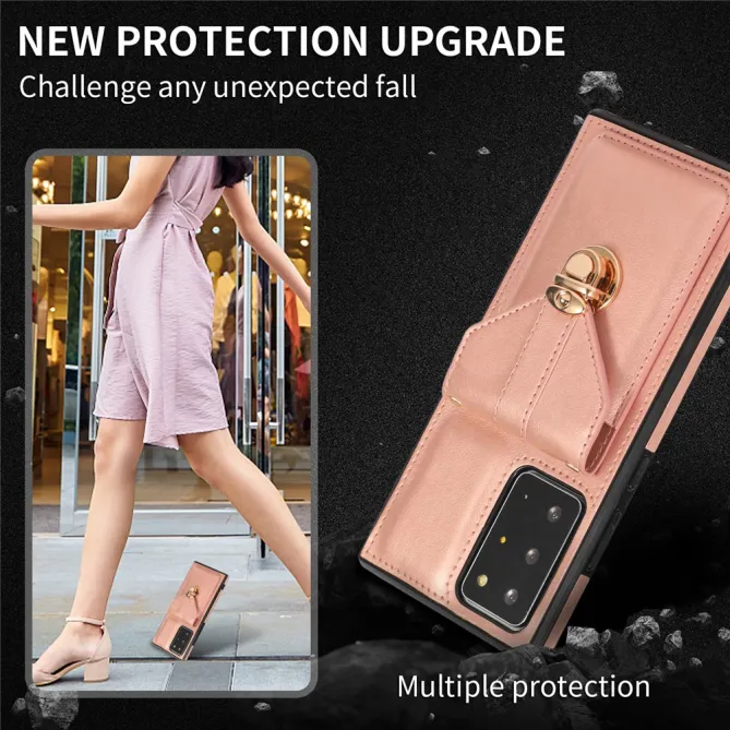 Coque Samsung Galaxy Note 20 Ultra Porte-Cartes Bandoulière Support