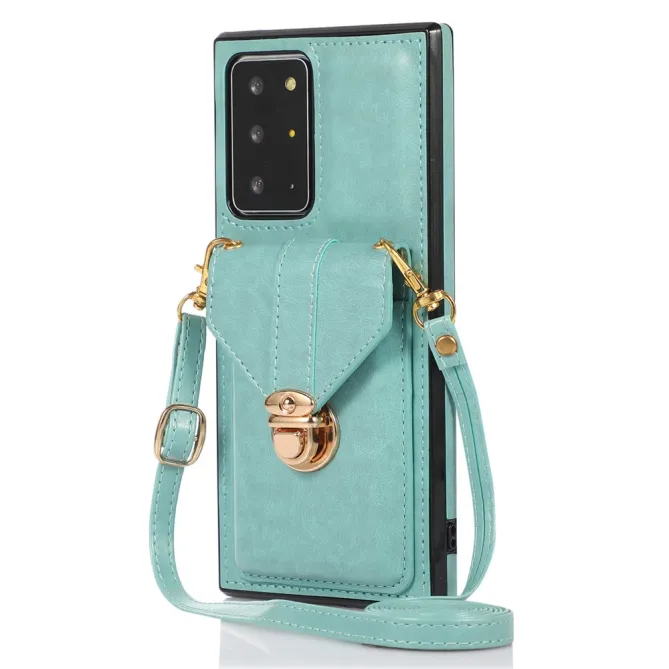Coque Samsung Galaxy Note 20 Ultra Porte-Cartes Bandoulière Support