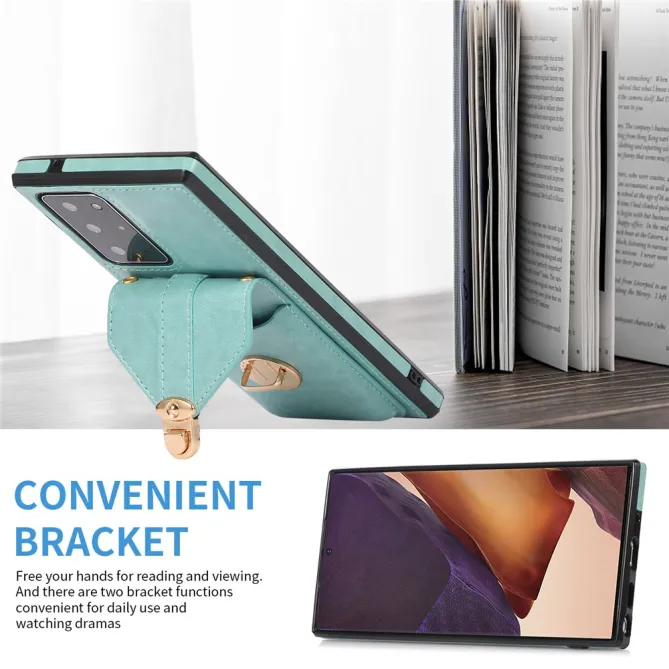 Coque Samsung Galaxy Note 20 Ultra Porte-Cartes Bandoulière Support