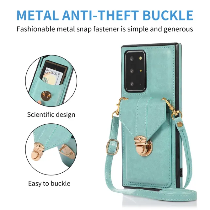 Coque Samsung Galaxy Note 20 Ultra Porte-Cartes Bandoulière Support