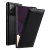 Coque Samsung Galaxy Note 20 Ultra Flip Vertical en Cuir Véritable