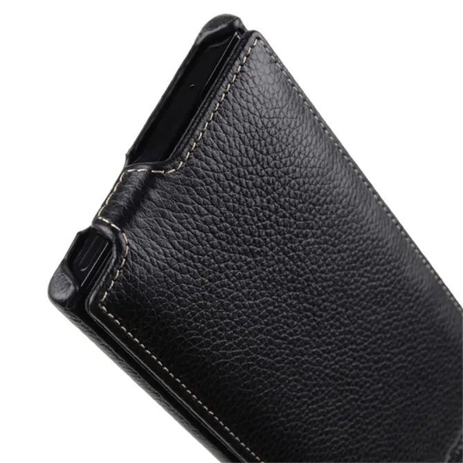 Coque Samsung Galaxy Note 20 Ultra Flip Vertical en Cuir Véritable