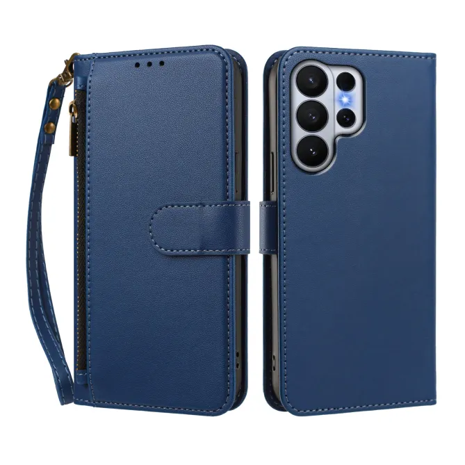 Étui Samsung Galaxy S26 Ultra Zip, 4 Cartes et Dragonne Amovible