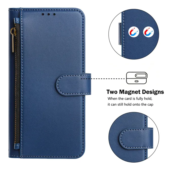 Étui Samsung Galaxy S26 Ultra Zip, 4 Cartes et Dragonne Amovible