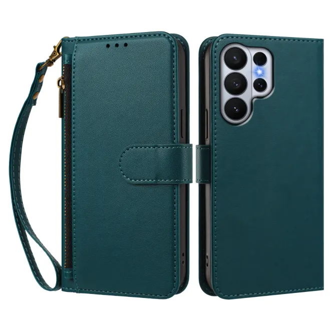 Étui Samsung Galaxy S26 Ultra Zip, 4 Cartes et Dragonne Amovible