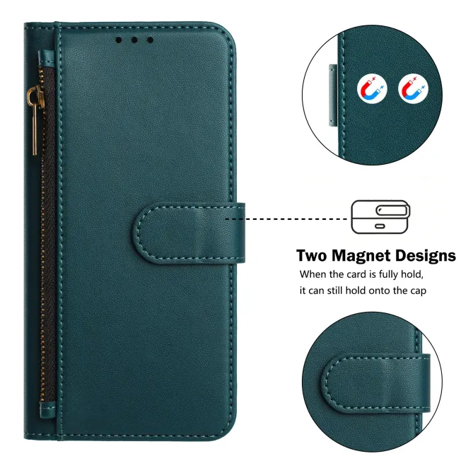 Étui Samsung Galaxy S26 Ultra Zip, 4 Cartes et Dragonne Amovible
