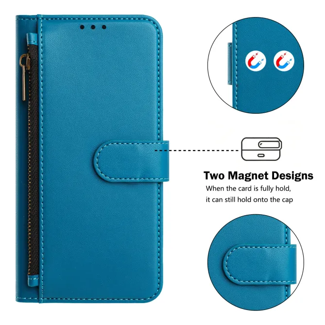 Étui Samsung Galaxy S26 Ultra Zip, 4 Cartes et Dragonne Amovible