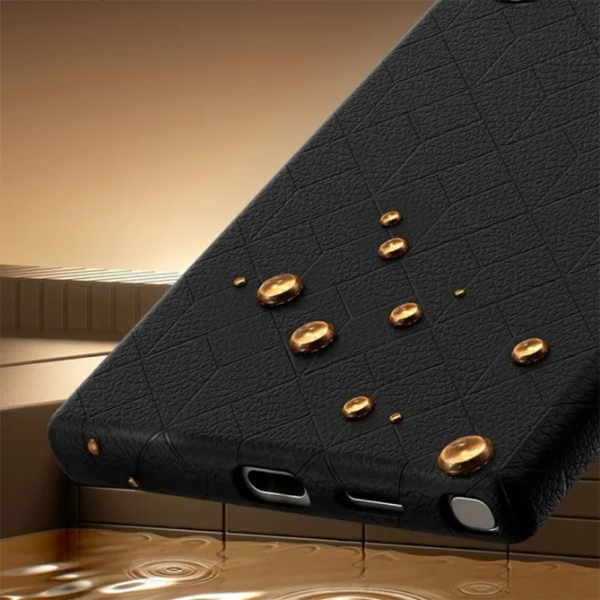 Coque Samsung Galaxy S26 Ultra Motif Géométrique Gravé Compatible MagSafe