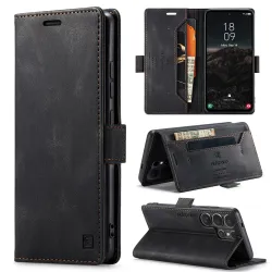 Étui Samsung Galaxy S26 Ultra A01 Anti-RFID avec Support Intégré