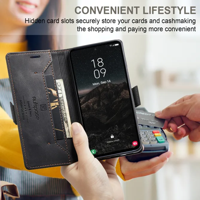Étui Samsung Galaxy S26 Ultra A01 Anti-RFID avec Support Intégré