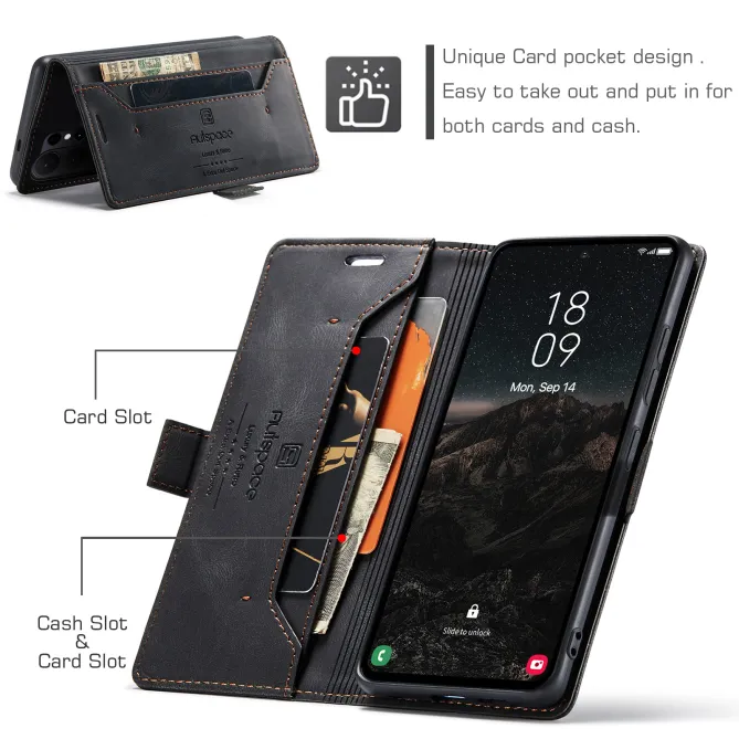 Étui Samsung Galaxy S26 Ultra A01 Anti-RFID avec Support Intégré