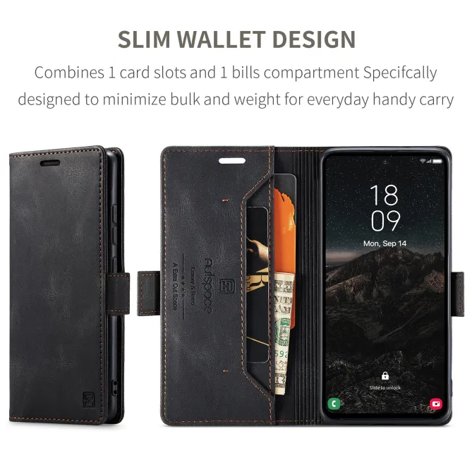 Étui Samsung Galaxy S26 Ultra A01 Anti-RFID avec Support Intégré