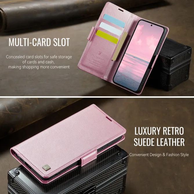 Étui Portefeuille S26 Ultra Cuir Rétro Anti-RFID