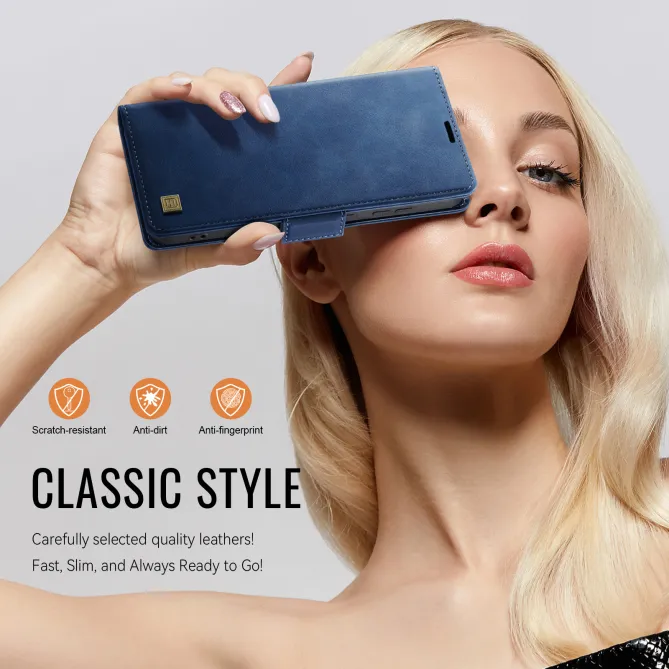 Étui Portefeuille S26 Ultra Cuir Rétro Anti-RFID