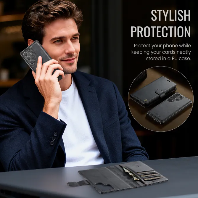 Housse Portefeuille Samsung Galaxy S26 Ultra Detachable Magnetique