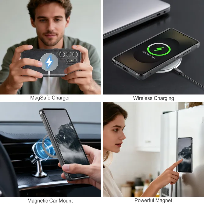 Housse Portefeuille Samsung Galaxy S26 Ultra Detachable Magnetique