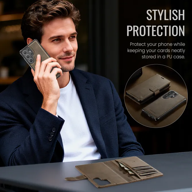 Housse Portefeuille Samsung Galaxy S26 Ultra Detachable Magnetique